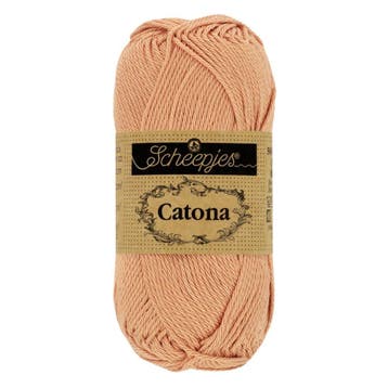 Scheepjes Catona 25g - 502 Camel - Haakgaren / Breigaren, Ophalen of Verzenden, Nieuw, Breien of Haken, Wol of Garen