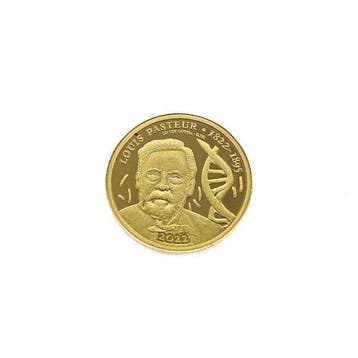 Congo. 100 Francs 2022 - Louis Pasteur