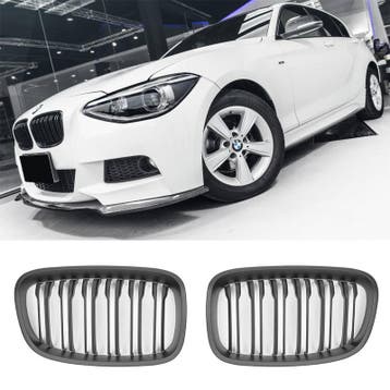 Grille Mat zwart geschikt voor BMW 1 Serie F20 F21 |