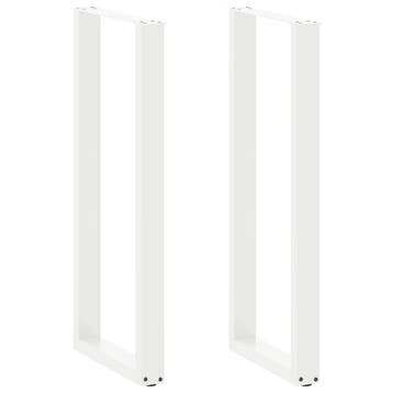 Salontafelpoten Wit U-vorm | Retourdeal 34% Korting, Tafelpoot, Minder dan 50 cm, 50 tot 100 cm, Ophalen of Verzenden