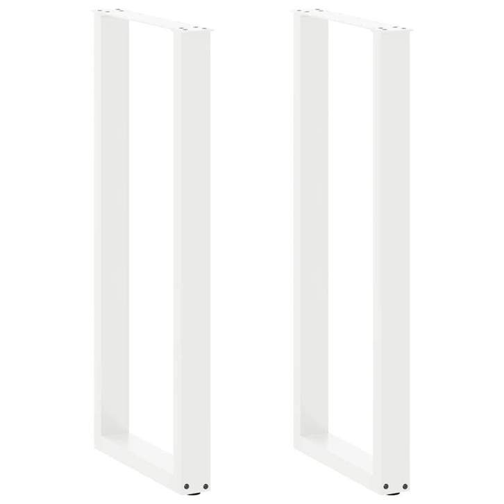 Salontafelpoten Wit U-vorm | Retourdeal 34% Korting, Huis en Inrichting, Tafelonderdelen, Minder dan 50 cm, Tafelpoot, 50 tot 100 cm
