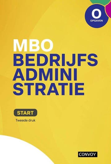9789463174770 MBO Bedrijfsadministratie Start Opgavenboek, Boeken, Verzenden, Zo goed als nieuw, H.M.M. Krom