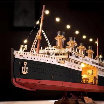 3D Luxe Cruiseschip Bouwpakket met LED | Nautisch Model, Verzenden, Nieuw