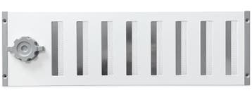 Aluminium afsluitbaar schuifrooster opbouw 500 x 150mm - WIT, Verzenden, Nieuw