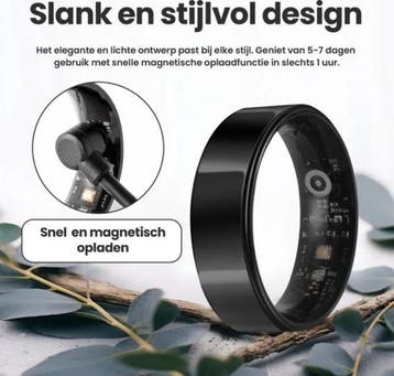 2dekans | Saaf Smart Ring - Maat 11 - voor Dames en Heren -, Ophalen of Verzenden, Zo goed als nieuw