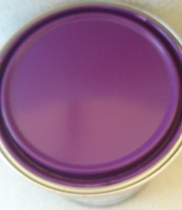 Acryl Zijdeglans - Knal Paars - 1 liter (Waterbasis), Doe-het-zelf en Verbouw, Verf, Beits en Lak, Paars, Nieuw, Ophalen of Verzenden
