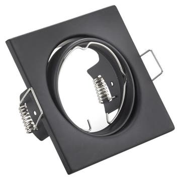 GU10 Inbouwspot Set - Mat Zwart - Inbouw Vierkant -, Ophalen of Verzenden, Nieuw, Overige fittingen, Plafondspot of Wandspot