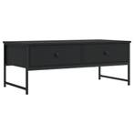 Eettafel zwart 101cm | Massief hout | Laatste Stuk!, Huis en Inrichting, Tafels | Salontafels, Minder dan 50 cm, 100 tot 150 cm