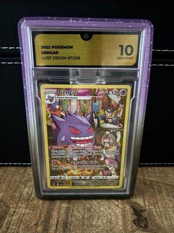 Pokémon - 1 Graded card - Gengar TG06 Full art, Foil,, Nieuw