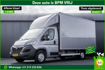 Opel Movano **Bakwagen met laadklep | Euro 6 | 165 PK |, Stof, Gebruikt, Euro 6, Grijs