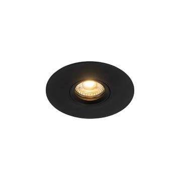 Moderne inbouwspot zwart GU10 50mm - Buco, Verzenden, Nieuw