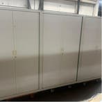 (MDK-107580) NG roldeurkast – wit – 120x45x195 cm, Ophalen of Verzenden, Gebruikt