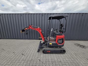 Kingway minigraafmachine minigraver wiellader ZIE ACTIE, Verzenden, Graafmachine