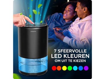 Airdestic Hyperwave - Luchtontvochtiger - 350ml/dag - Zwart, Verzenden, Nieuw