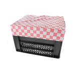 Hooodie Fietskrat Hoes Kratcover Medium Pink Checkers, Verzenden, Nieuw