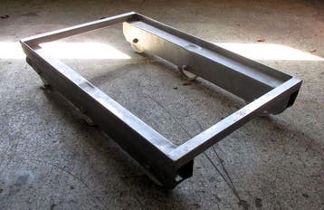 RVS Dolly, Wiel, Onderwagen, B55cm x D88cm x H17cm