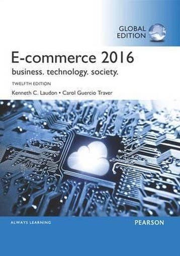 9781292109961 E-Commerce 2016 | Tweedehands, Boeken, Verzenden, Zo goed als nieuw, Kenneth Laudon