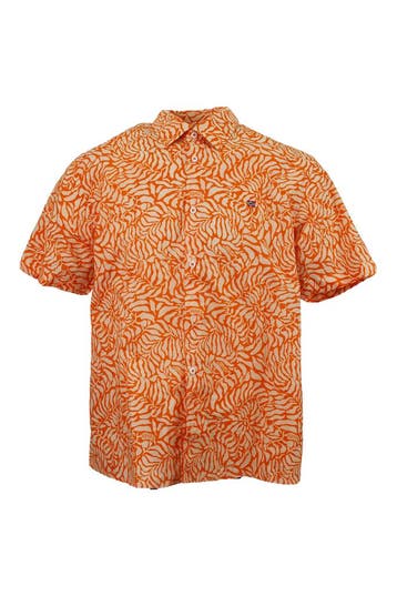 Napapijri Overhemd in maat L Oranje, Verzenden, Zo goed als nieuw, Overige kleuren, Napapijri