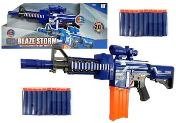Foam Dart Blaster 72cm | Retourdeal 44% Korting, Ophalen of Verzenden, Zo goed als nieuw, Jongen of Meisje