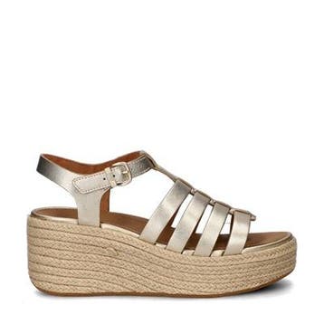 Fitflop Platform sleehak voor dames in het Goud, Overige kleuren, Verzenden, Nieuw, Sandalen of Muiltjes