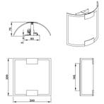 LED Wandlamp - Wandverlichting - Trion Derbio - E14 Fitting, Ophalen of Verzenden, Nieuw, Metaal