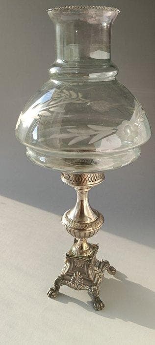 Kaarsenhouder - .800 zilver, Antiek en Kunst, Antiek | Goud en Zilver