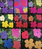 Andy Warhol (1928-1987) (after) - Flowers · Set of 8, Antiek en Kunst, Kunst | Tekeningen en Foto's