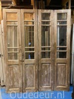 Setjes oude deuren, Series kast deuren, Dubbele deuren, Ophalen, Gebruikt, Hout, Binnendeur