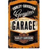 Harley-davidson reclamebord genuine garage, Verzenden, Nieuw
