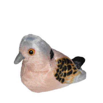Wild Republic tortelduif knuffel - pluche - 13 cm - met, Verzenden, Nieuw