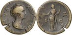 Sesterz 138/141, Kaiserzeit Faustina maior, Gemahlin des..., Verzenden
