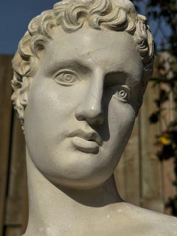 keramiek Buste Godin van Butrint / Apollo van Praxiteles