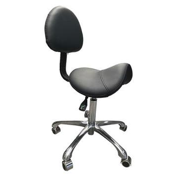 Tabouret Ollanda Zwart - Ergonomische Zadelkruk met Rugle..., Witgoed en Apparatuur, Persoonlijke-verzorgingsapparatuur, Verzenden