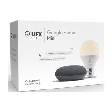 Google Home Mini 1e Generatie + Mini White E27 9W Bundle - Z, Verzenden, Nieuw