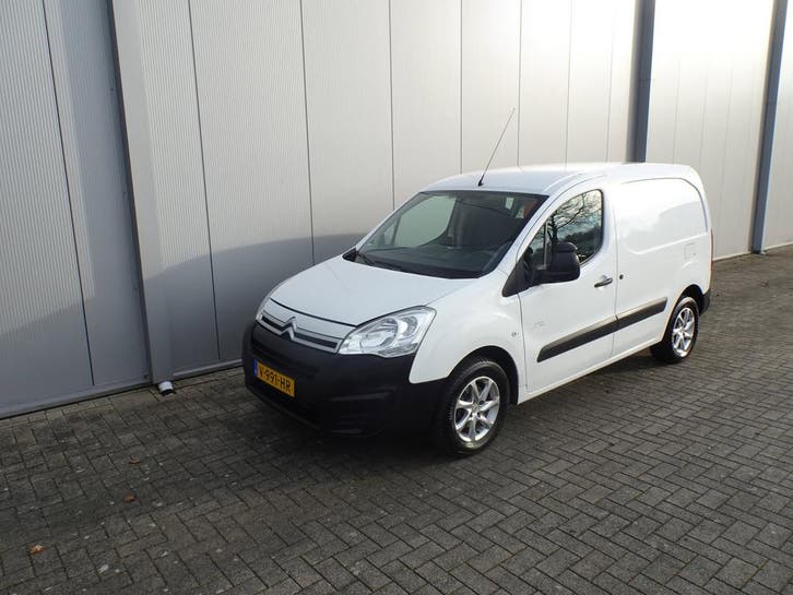 Citroën Berlingo 1.6 BlueHDI 100 Business Economy S&S automa, Auto's, Bestelauto's, Onderhoudsboekje, Lease, Zwart, Automaat, Wit