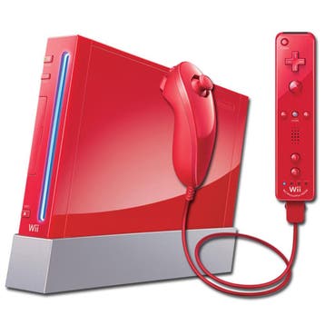 Nintendo Wii Console - Rood, Verzenden, Zo goed als nieuw