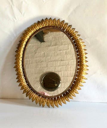 Wandspiegel - Metaal - Grote Zonnespiegel - 75 cm