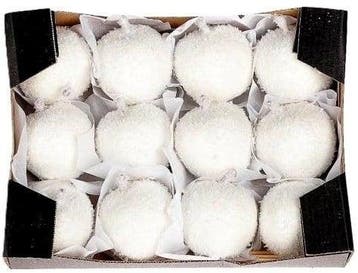 Appel Karmijn Snow Wit ca. 5 cm 12 stuks, Ophalen of Verzenden, Nieuw