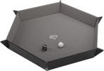 Dice Tray Magnetic Hexagonal - Zwart / Grijs | GameGenic -, Hobby en Vrije tijd, Verzenden, Nieuw