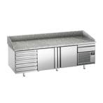 GGM Gastro | Pizzawerkbank PREMIUM PLUS - 2305x800mm - |, Verzenden, Nieuw in verpakking, RVS Meubilair