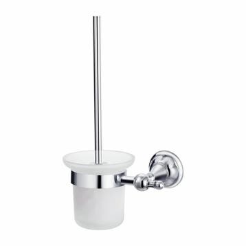 Toiletborstelhouder Liberty Chroom/Glas, Ophalen of Verzenden, Nieuw