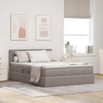 vidaXL Opbergbed met matras met matras Taupe 140 x 200 cm, Huis en Inrichting, Slaapkamer | Bedden, Verzenden, Nieuw