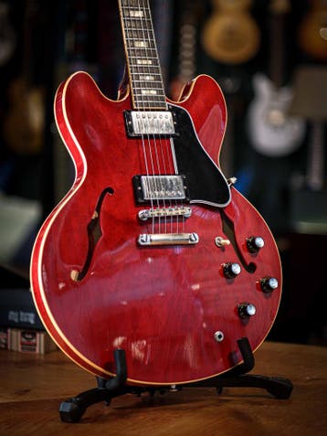 Gibson CS Murphy Lab 1964 ES-335 Reissue ULA Pre-Owned, Ophalen of Verzenden, Gebruikt, Semi-solid body, Gibson