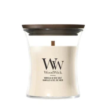 WoodWick Vanilla & Sea Salt Mini Candle - 85gr, Ophalen of Verzenden, Nieuw, Overige typen