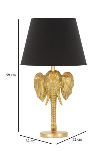 TAFELLAMP OLIFANT CM Ø 32X59, Ophalen of Verzenden, Nieuw
