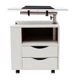 3-in-1 Bedtafel – Verstelbare Bijzettafel met Boekenrek, Verzenden, Nieuw