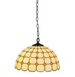 Tiffany hanglamp (incl. ketting) - Uit voorraad leverbaar, Verzenden, Nieuw, Glas, Tiffany | Glas-in-lood