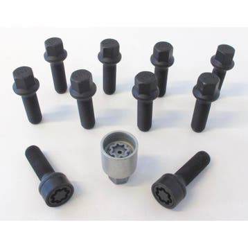 H&R Wielboutenset bolkonisch R14 M14x1.50 - Lengte 43mm - Zw, Verzenden, Nieuw