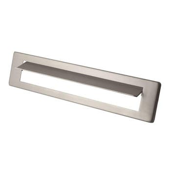 Briefplaat rechthoek 340x76mm - RVS, Verzenden, Nieuw