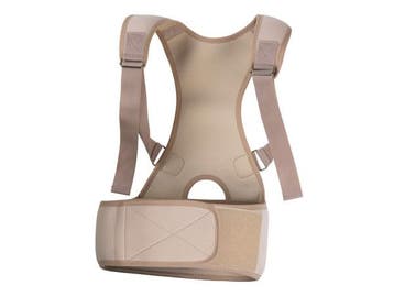 Veiling - VITALmaxx Rugcorrector L/XL crème, verstelbare ba, Nieuw